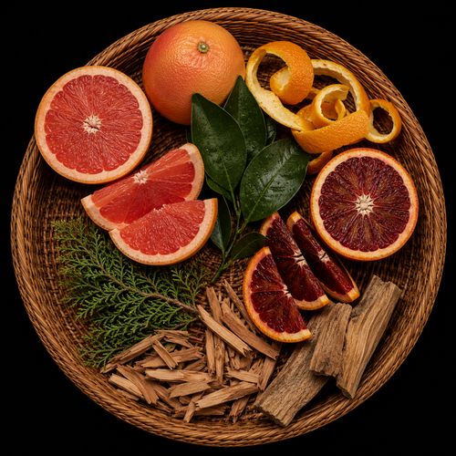 Fester Lufterfrischer - Pink Grapefruit, Blutorange & Zedernholz