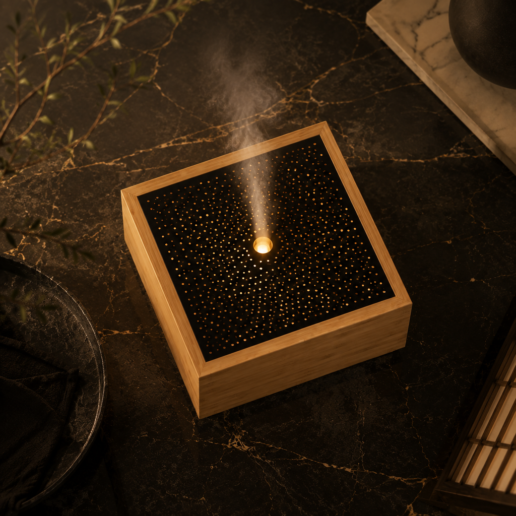 Ätherisches Öl-Diffusor aus Bambus im japanischen Stil