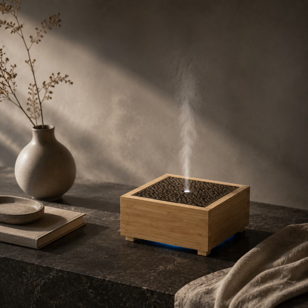 Ätherisches Öl-Diffusor aus Bambus im japanischen Stil