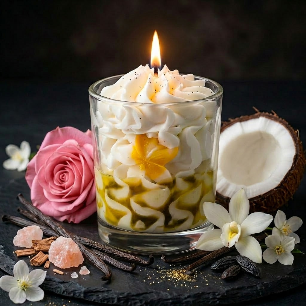 Vanilla Delight - Handgefertigte Duftkerze mit Vanilla