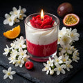 Handgefertigte Duftkerze mit Jasmin und Passionsfrucht