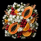Handgefertigte Duftkerze mit Jasmin und Passionsfrucht
