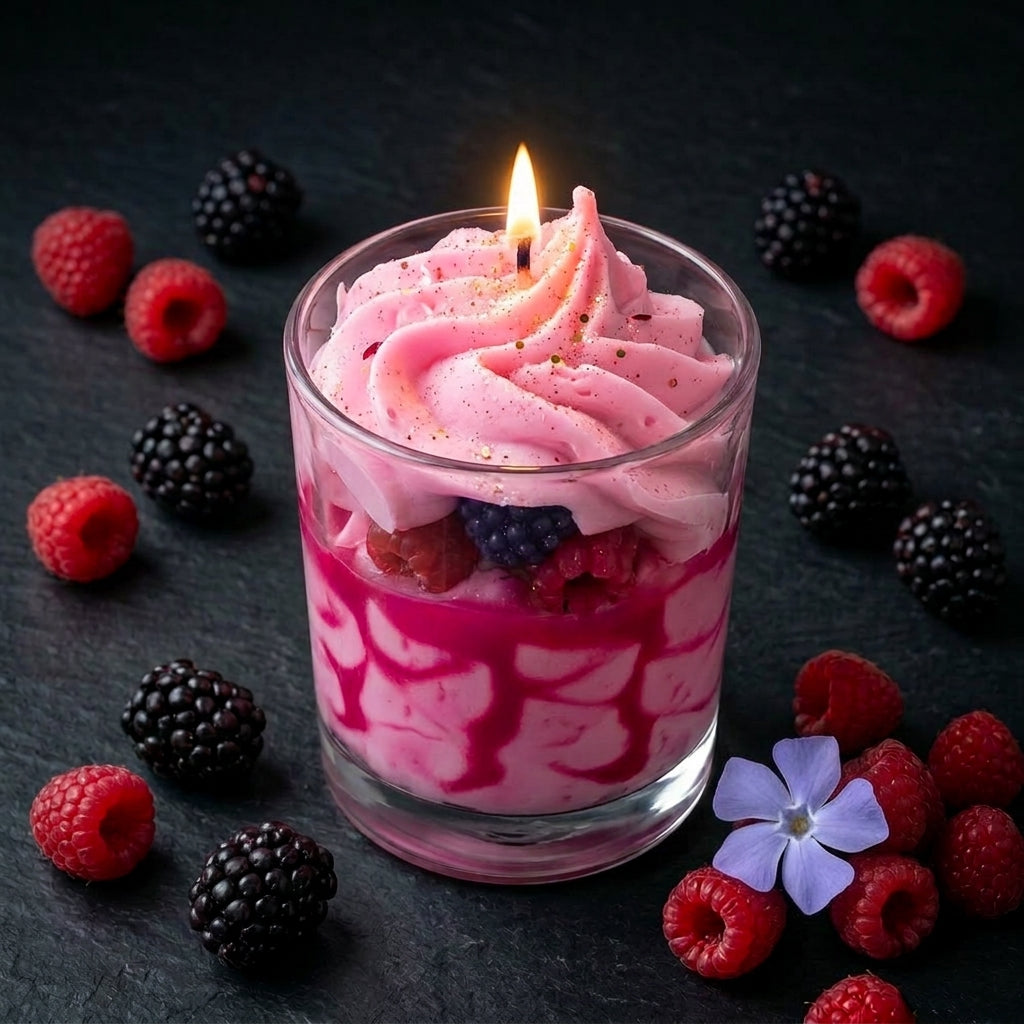 Red Fruits - Handgefertigte Duftkerze mit rote Beeren