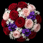 Handgefertigte Duftkerze mit Rose