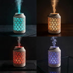Milano - Diffusor in Glas und Metall mit Kerzenhalter-Effekt