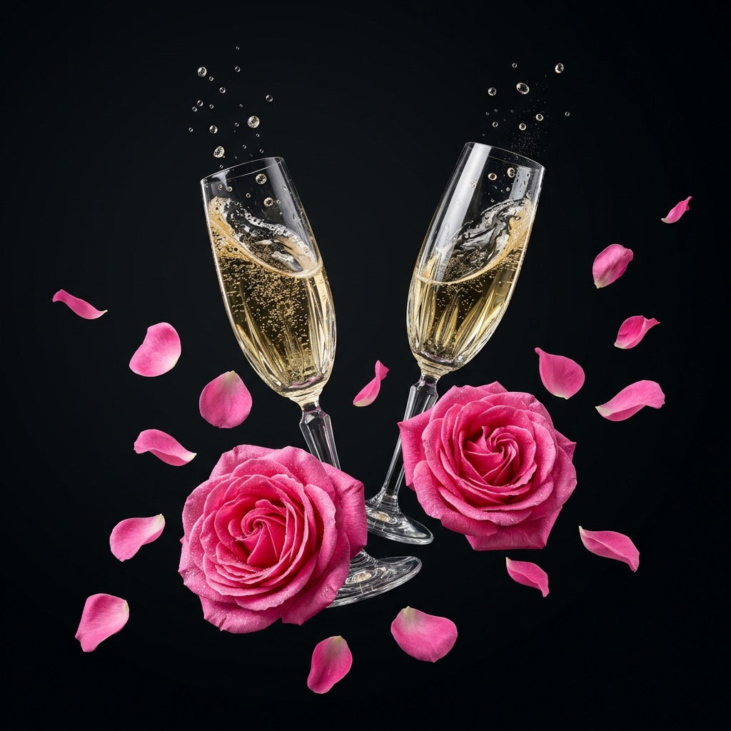 Fester Lufterfrischer - Rose & Champagne
